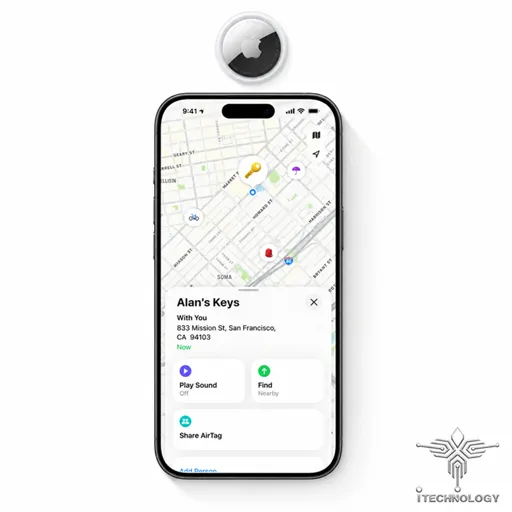 Apple Air Tag2 1Pack تصویر 3