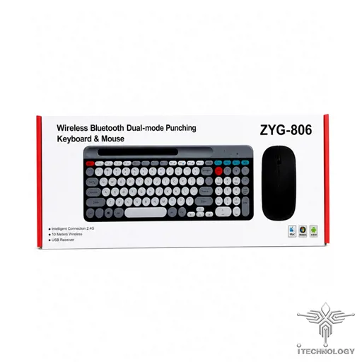 Keyboard And Mouse  ZYG-806 تصویر 4