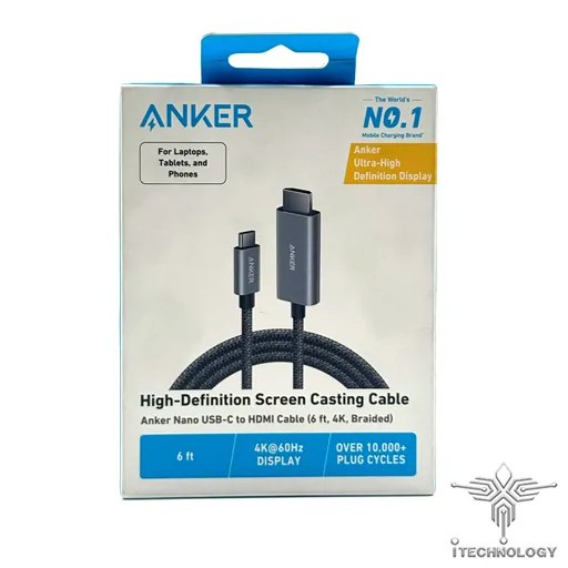 Anker Nano Screen Casting T.C To HDMI A87E0H12 تصویر 4
