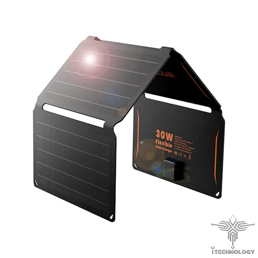 FLEXSOLAR Flexible Solar Charger 30W تصویر 2