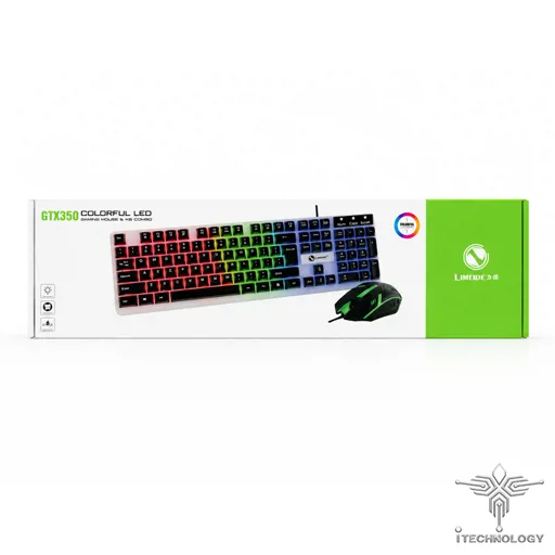 LIMEME keyboard gaming GTX350 تصویر 4