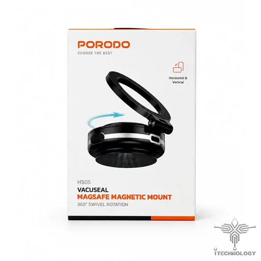 PORODO Vacuseal Suction Phone Holder PD-HSM05 تصویر 4