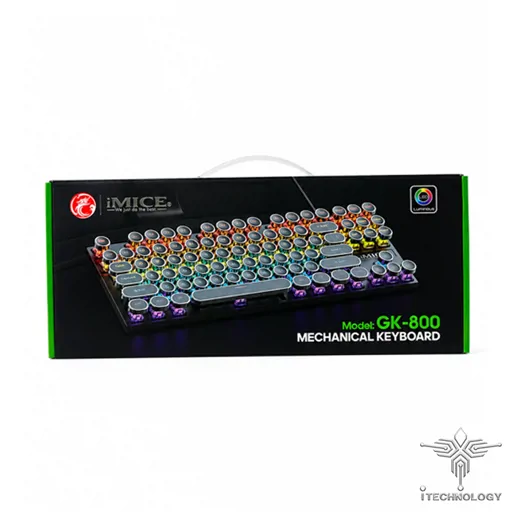 iMICE Mechanical Keyboard GK-800 - T50 تصویر 5