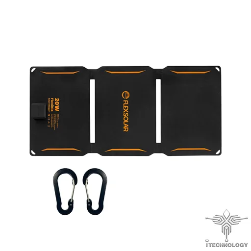 FLEXSOLAR Flexible Solar Charger 20W تصویر 3