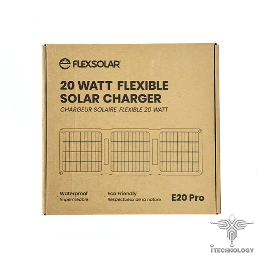 FLEXSOLAR Flexible Solar Charger 20W تصویر 4