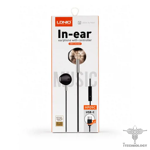 LDNIO Earphone T.C HP09 تصویر 4