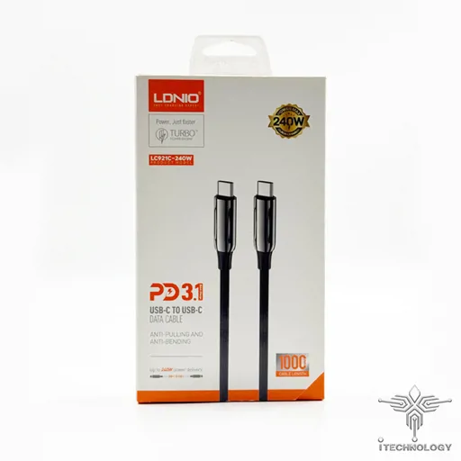 LDNIO Cable T.C To T.C 240W LC921C تصویر 3