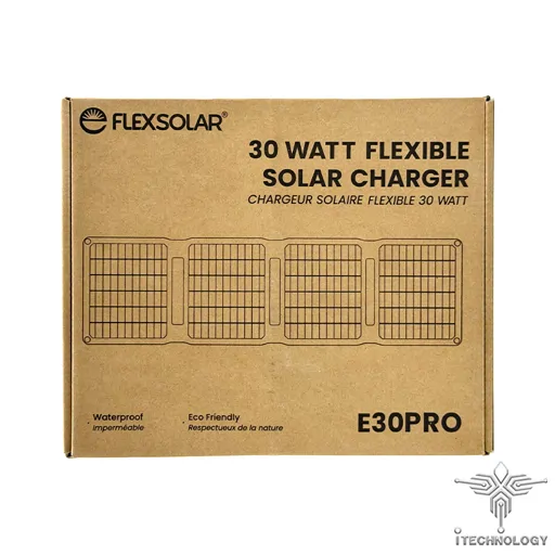 FLEXSOLAR Flexible Solar Charger 30W تصویر 4