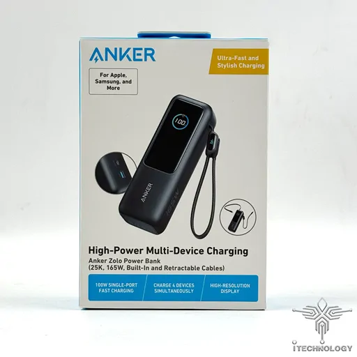 Anker ZOLO Power Bank 165W A1695P11 تصویر 4