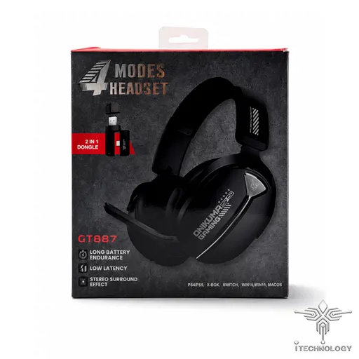 ONIKUMA Wireless Headphone Gaming GT887 تصویر 5